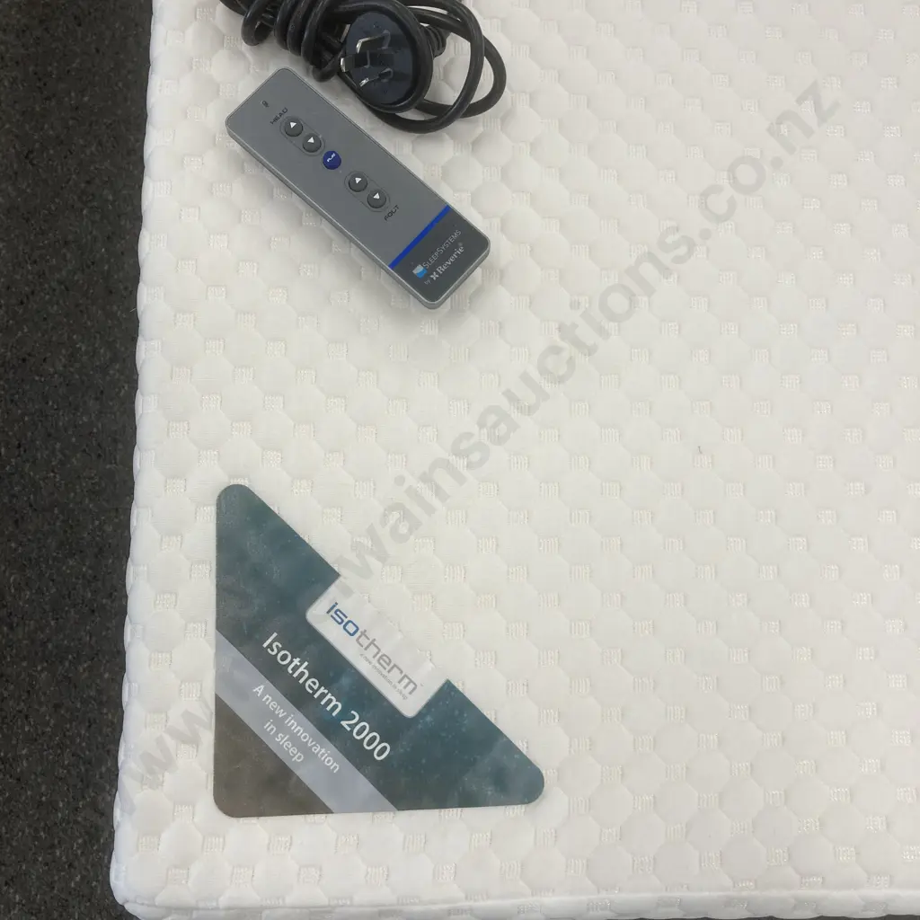 King Single Electric Bed, SleepSystems Reverie With a Isotherm 2000 Mattress & Remote Control Image 1++