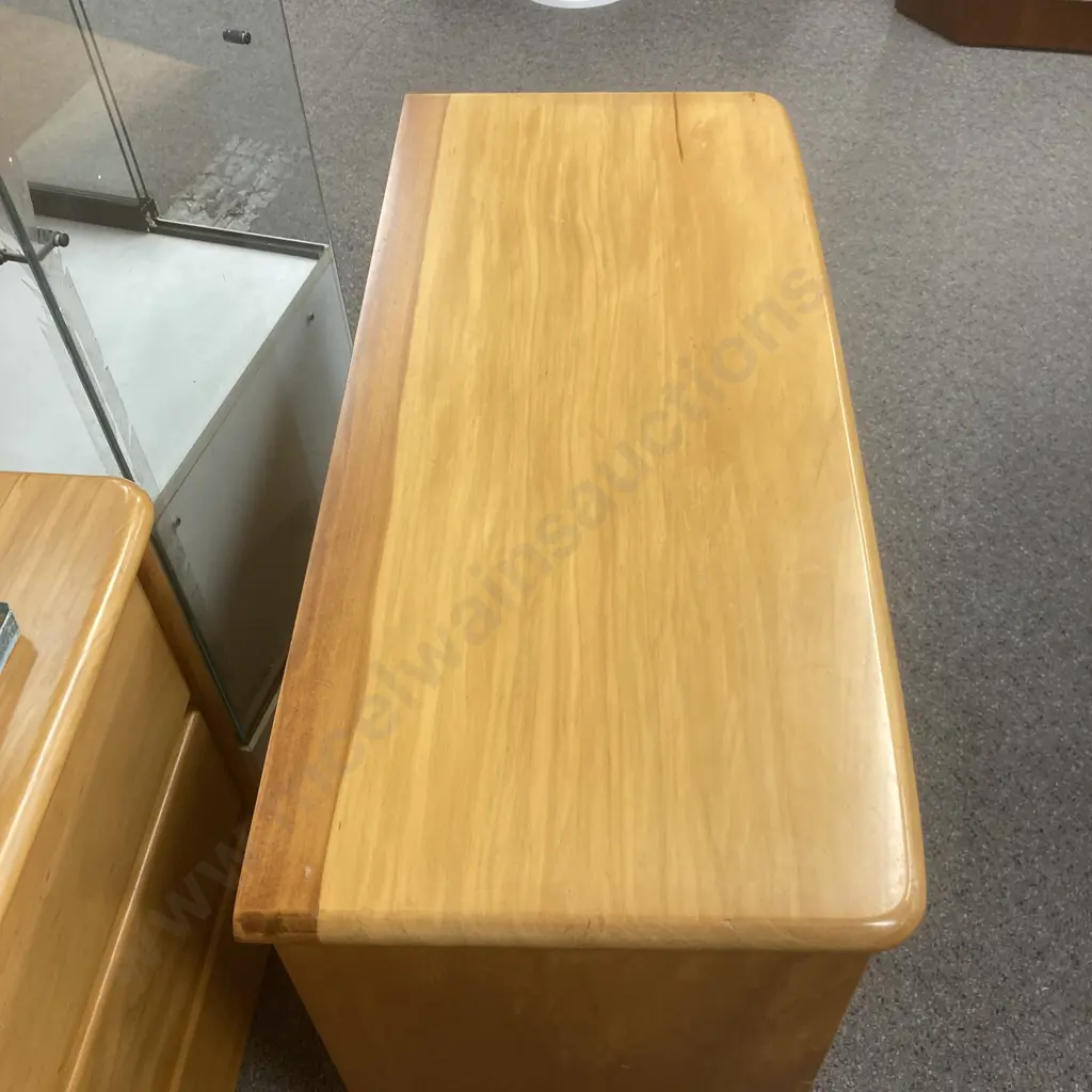 Danske Mobler Solid Rimu 3 Drawer Lowboy, H70 W90 D40cm Image 1++