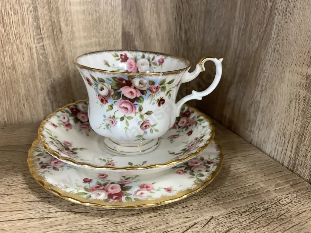 Vintage Royal Albert 'Cottage Garden' Trio Image 1++