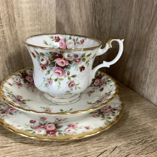 Vintage Royal Albert 'Cottage Garden' Trio