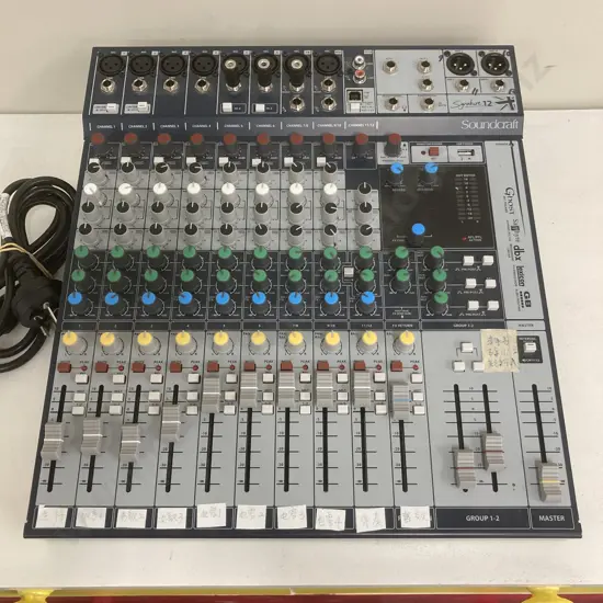 Soundcraft Signature 12 EU Mixing System Analog 12-Channel Mixer with Onboard Lexicon
