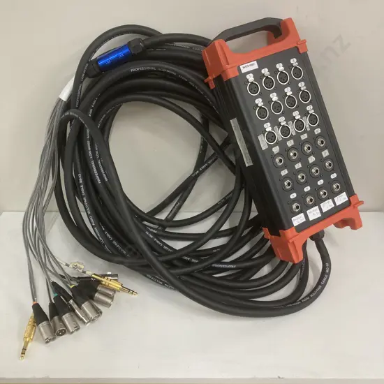 12+12 20m Audio Snake With Fan-out, (Professional Low-Noise Audio Multi-Pair Cable MC-12)