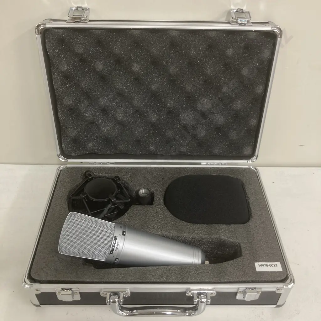 Takstar SM-10B Side-address Professional Wired Condenser Microphone - Recording, For On-stage Performance, Computer Image 1++