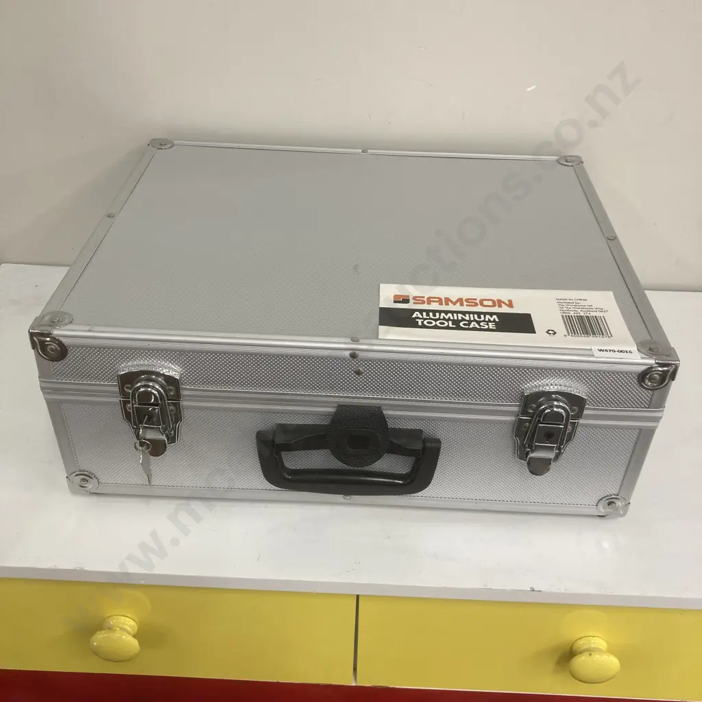 Samson Aluminium Tool Case With Keys, H16.5 W45 D35cm Image 1++