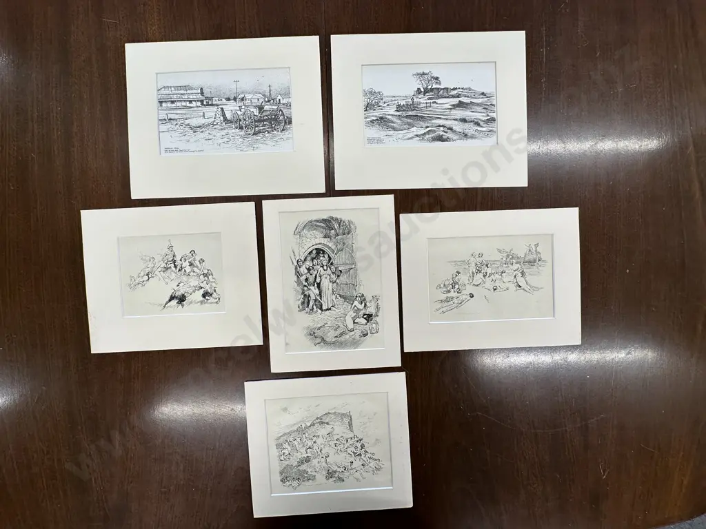 Selection Of Artwork Including Lonely Graves & Ruins, Pirates & Nudes Etc Image 1++