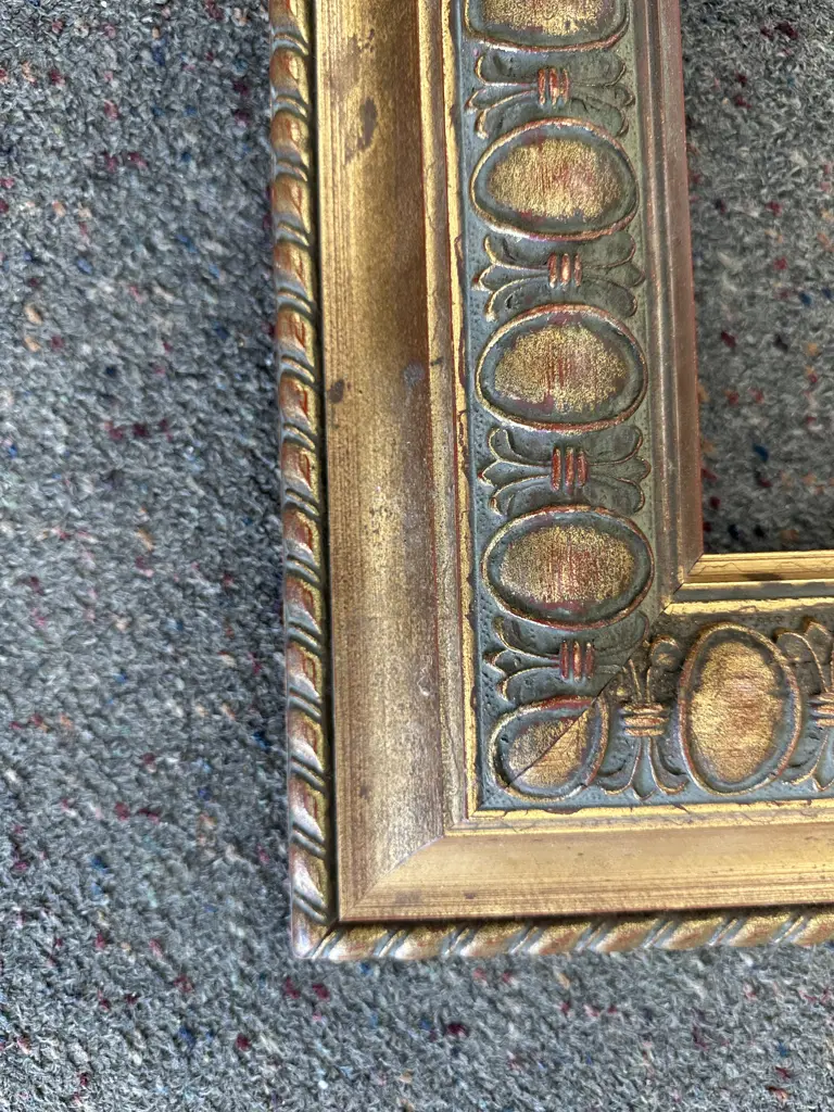 Large Square Ornate Gilt Picture Frame 111cm x 111cm (af to corner) Image 1++
