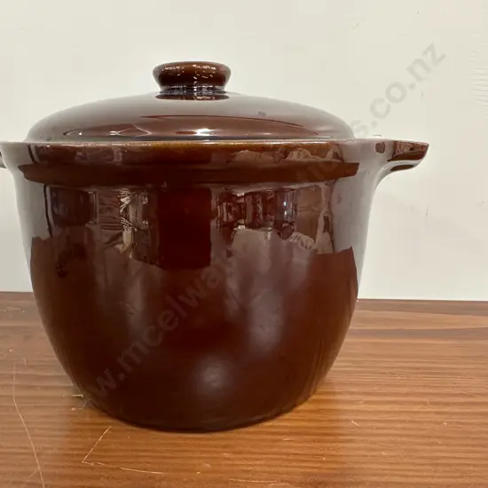 Denby Stone Ware Lidded Pot 5 3/4 PT