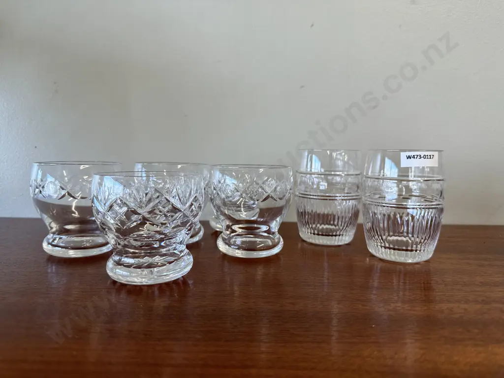 Selection of Crystal Glasses Including Webb Corbett Image 1++