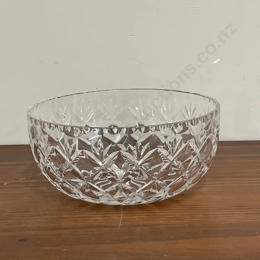 Webb Corbett Cut Crystal Bowl. Dia20cm Image 1++
