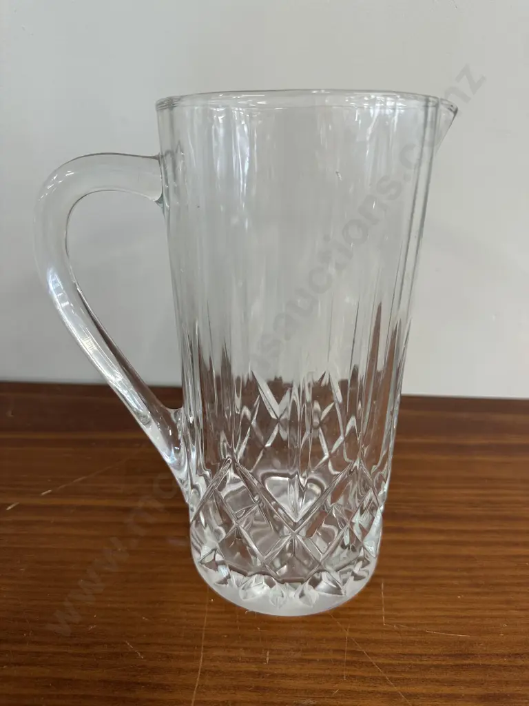 Large Vintage Crystal Pitcher H23cm Image 1++