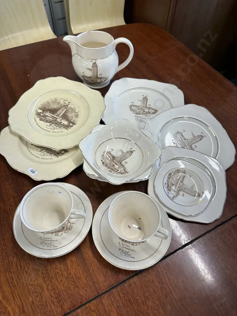 Assorted China, New Zealand Centennial Exhibition (1939-1940) Image 1++