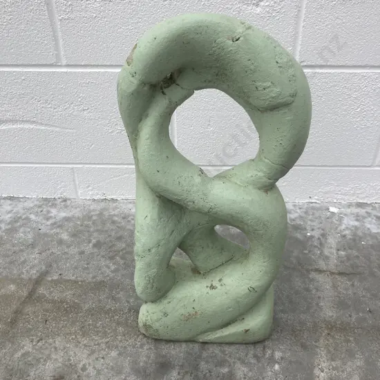 Vintage Concrete Garden Ornament, H46cm