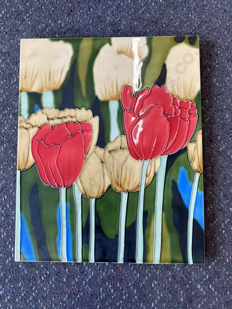 Artwork Tulips Tile / Relief Detail, 41 x 33cm Image 1++