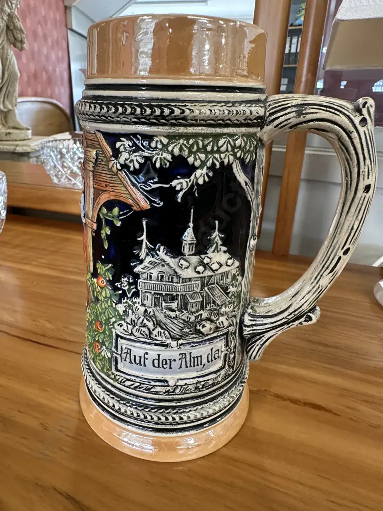 Large German Beer Stein H22cm Image 1++