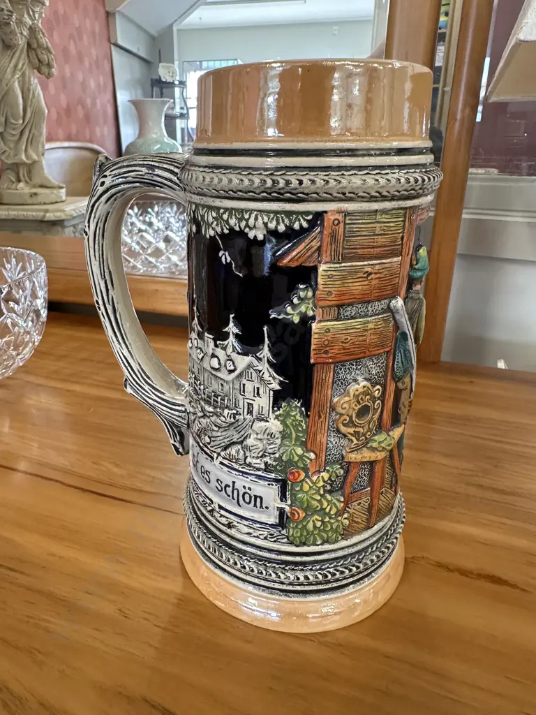 Large German Beer Stein H22cm Image 1++