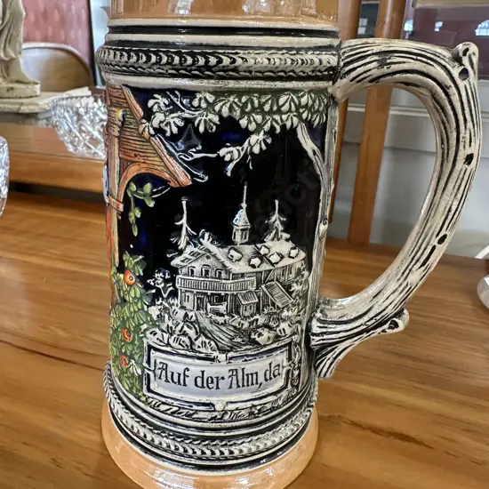 Large German Beer Stein H22cm