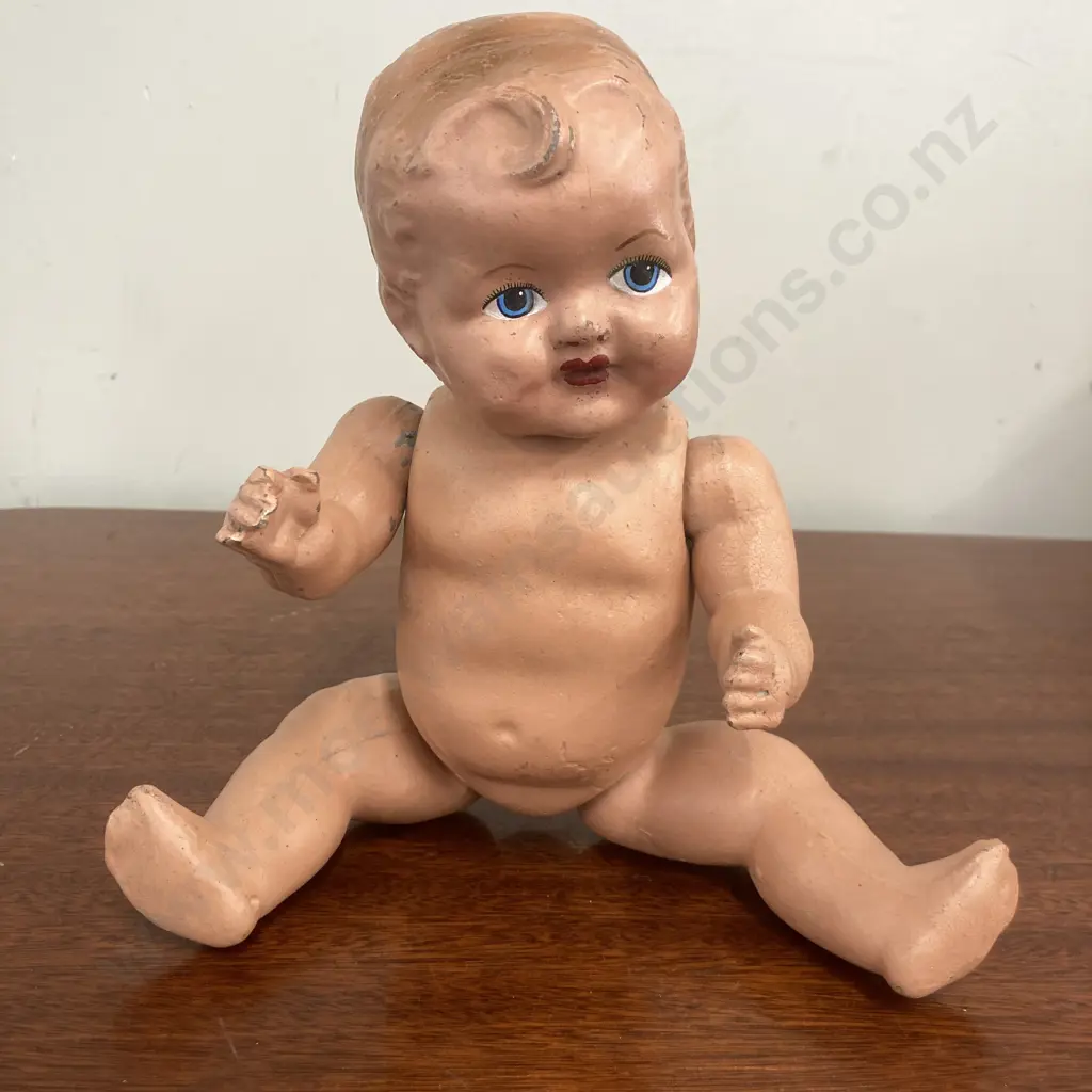 Vintage 1930s Doll, H32cm Image 1++