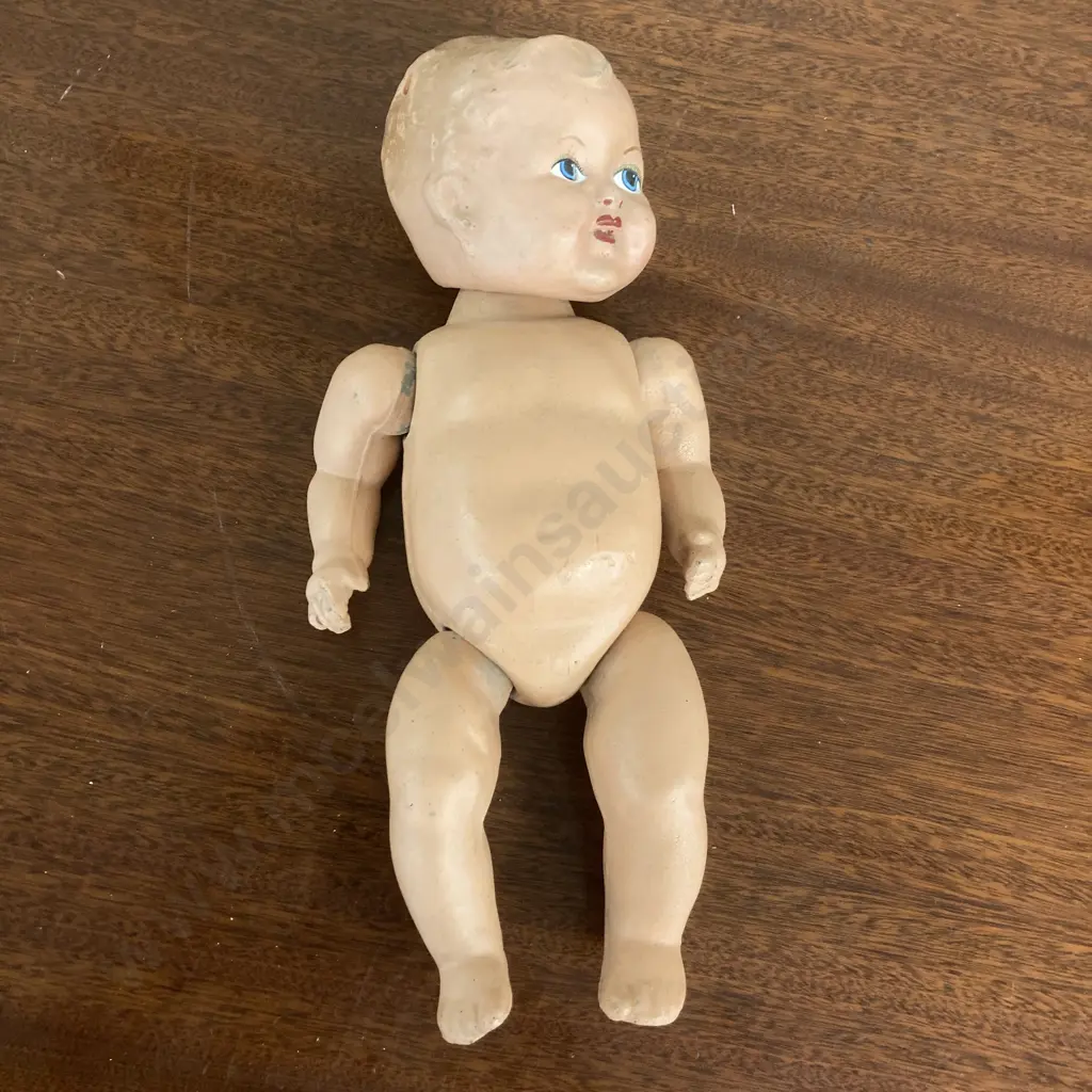Vintage 1930s Doll, H32cm Image 1++