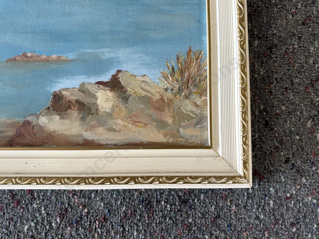 Original Oil Painting By JR Cunningham, Vintage Frame, 52 x 65cm Image 1++