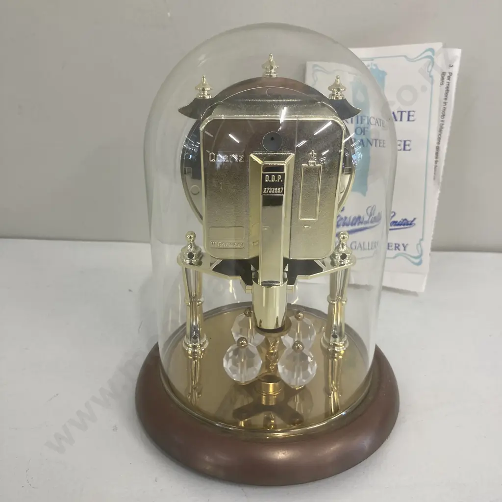 KOMA 400 Day Clock With Glass Dome, H16.5cm Image 1++