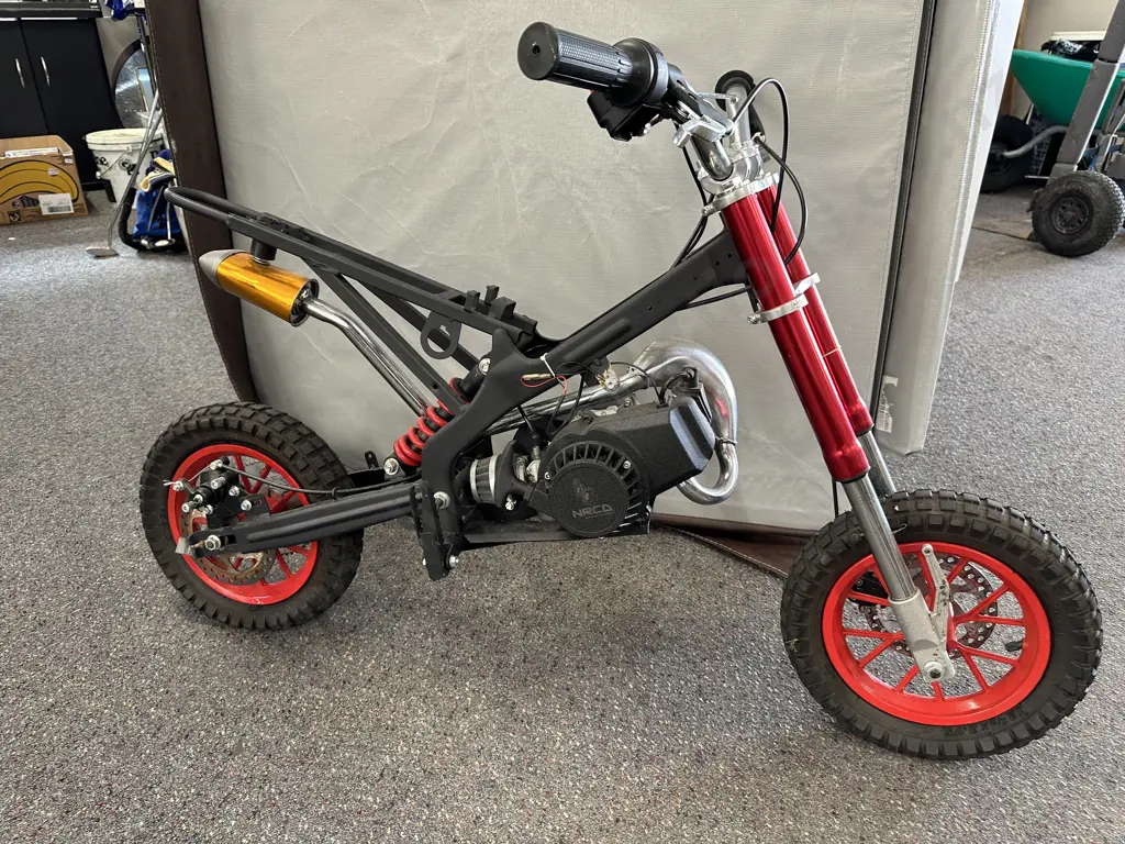 NRCD Newman R/C Direct Red & Black Motorized Childrens Bicycle (As Found Condition) Image 1++
