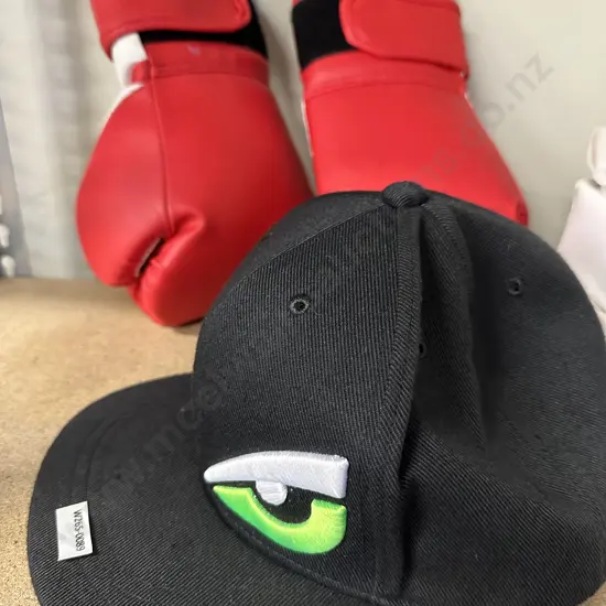 Boxing Gloves And Cap