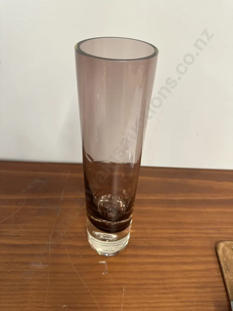 Mid Century Glass Vase H25cm Image 1++