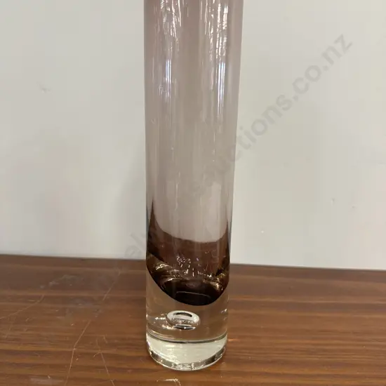 Mid Century Glass Vase H25cm