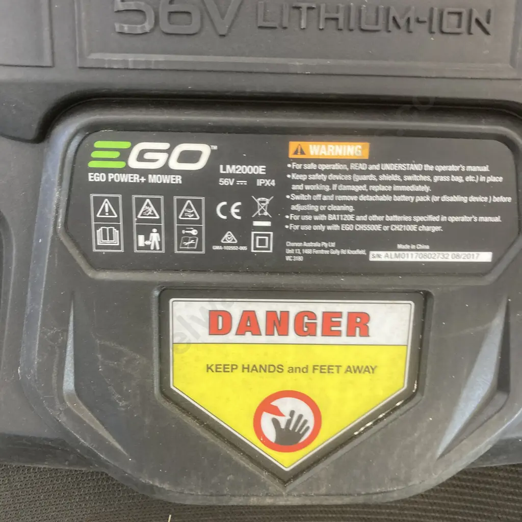 EGO 56V Power Mower With Catcher & Mulch Plug, 49cm, No Battery or Charger Image 1++