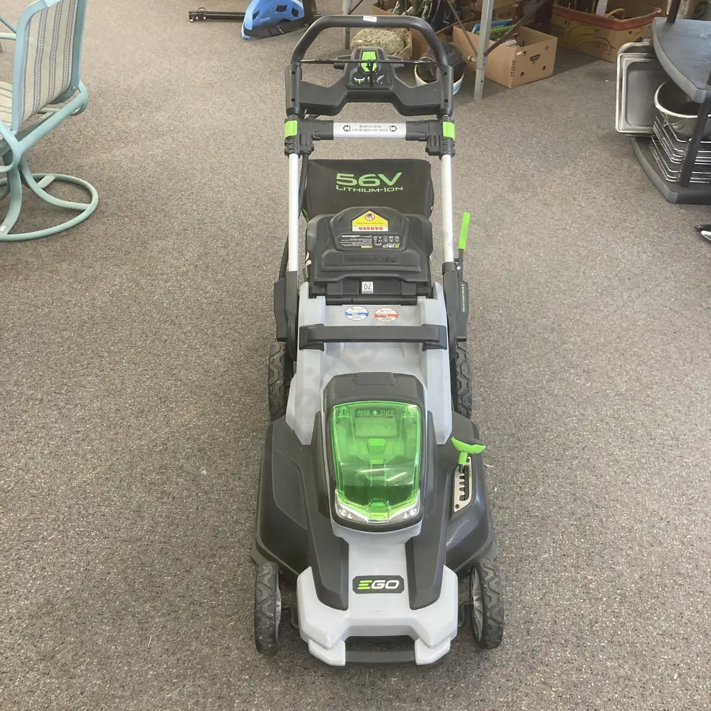 EGO 56V Power Mower With Catcher & Mulch Plug, 49cm, No Battery or Charger Image 1++
