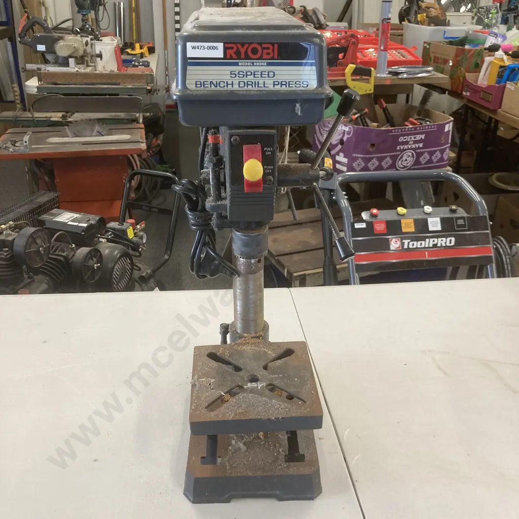 Ryobi 5 Speed Bench Drill Press Image 1++