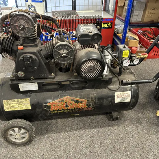Toolshed Air Compressor, 459L / Min, 3.0Hp, Plug Removed (Has Failed Electrical Earthing Test - Sold As-Is Where-Is)