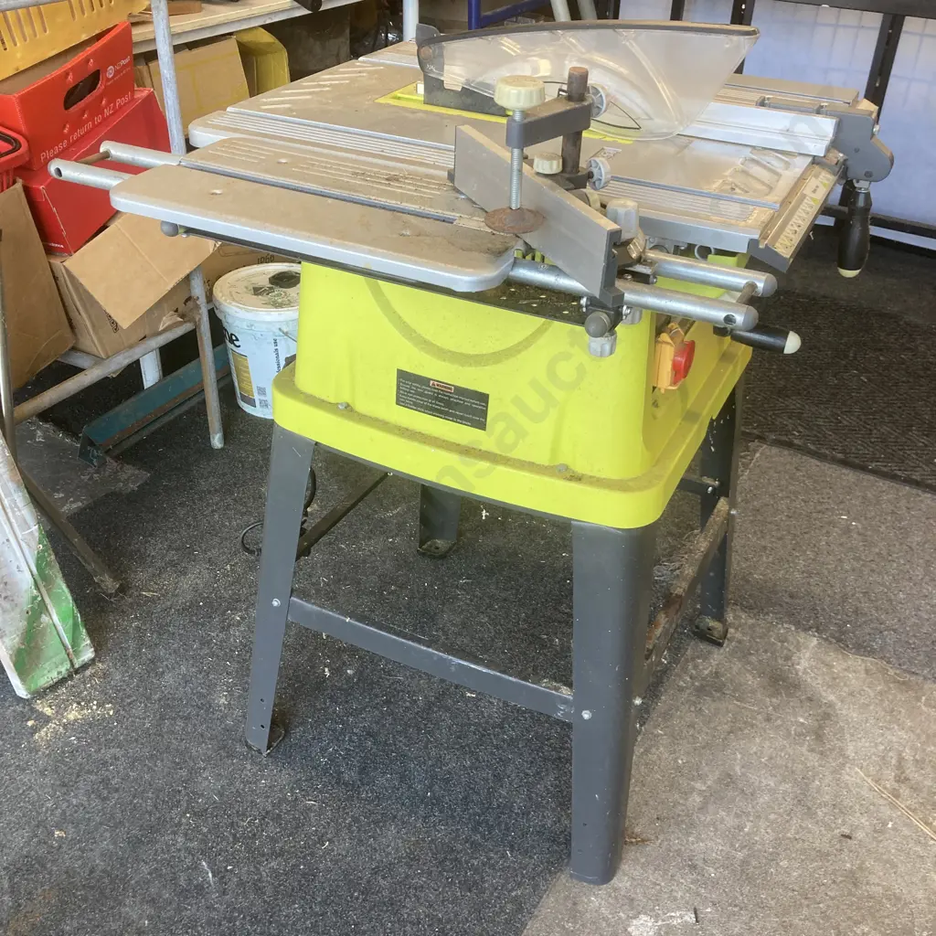Ryobi Table Saw, 1500W, Model ETS1525SCRG Image 1++