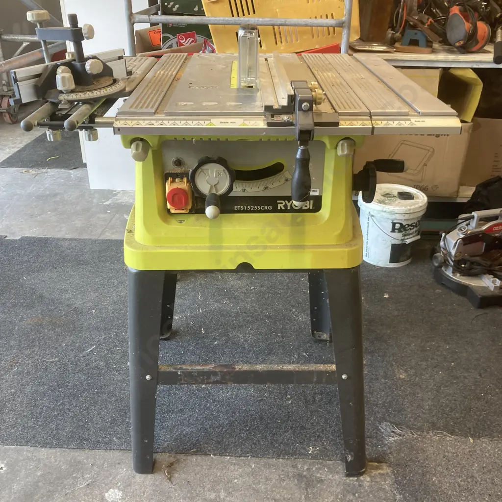 Ryobi Table Saw, 1500W, Model ETS1525SCRG Image 1++