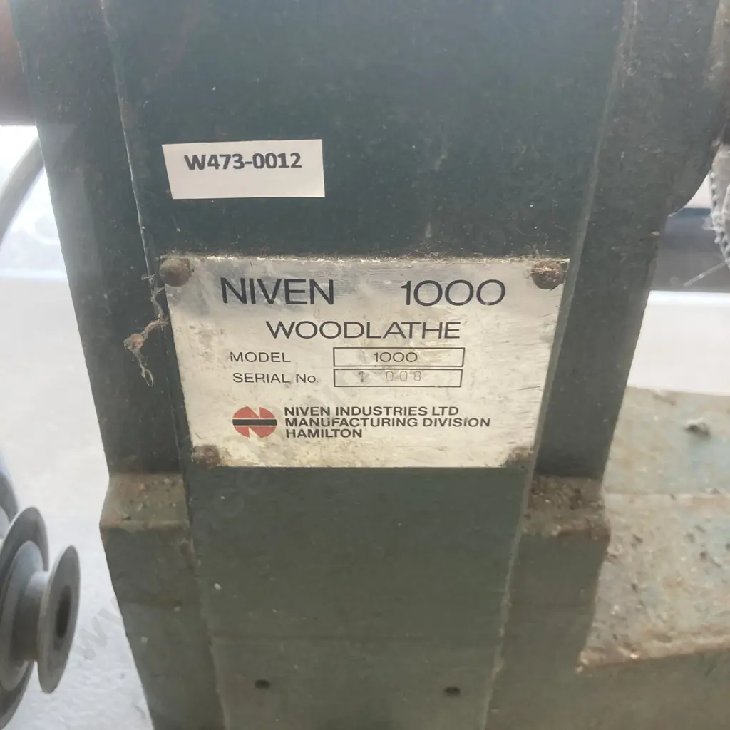 Niven 1000 Wood Lathe Image 1++