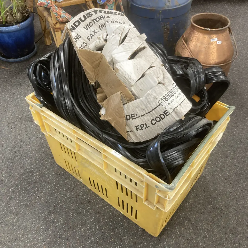 2 Rolls of Roller Door Weather Seal Black( Donated As Unable to Sell ) Image 1++