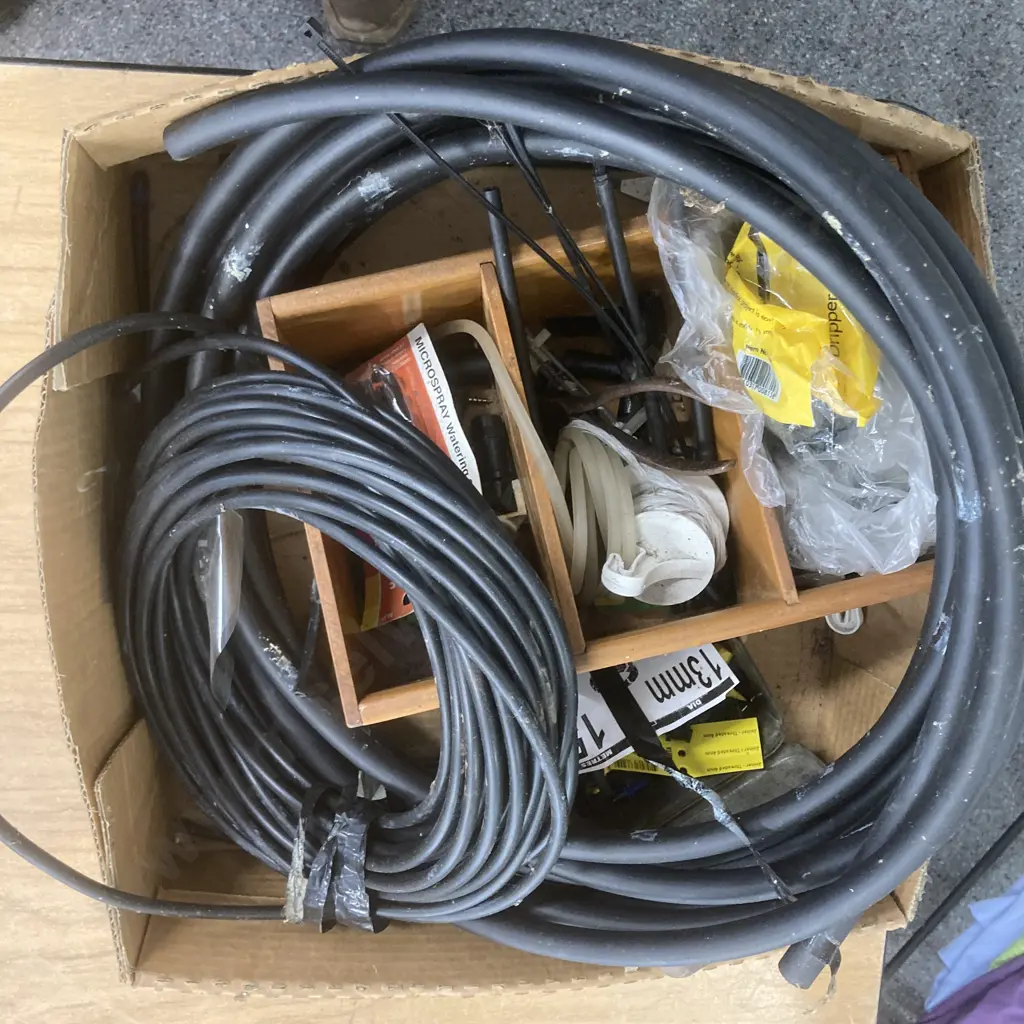 Box Lot Irrigation & Garden Items Image 1++