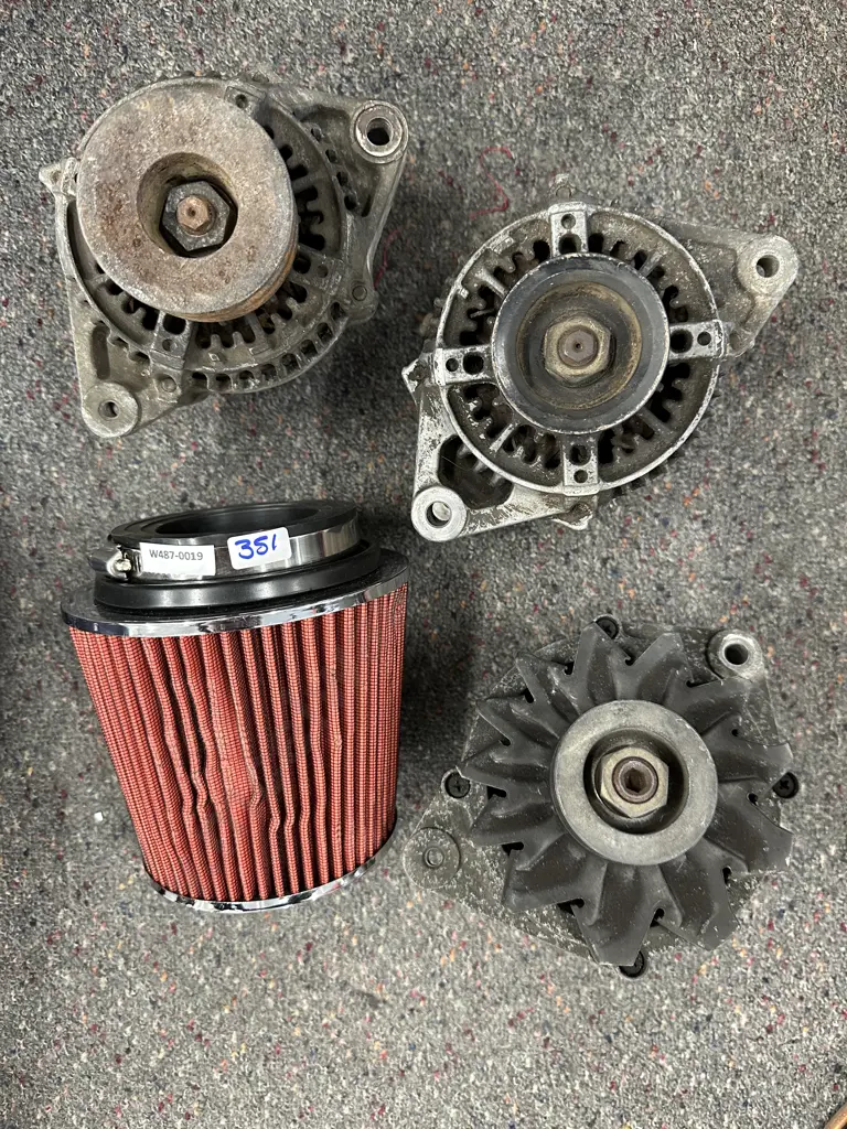 KNN Air Filter & Box of Car Alternators Image 1++