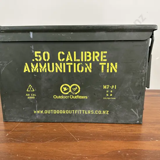.50 Calibre Ammo Tin