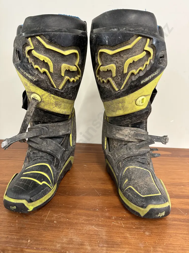 FOX Instinct Motorcross Boots - M10 USA, EU44 Image 1++