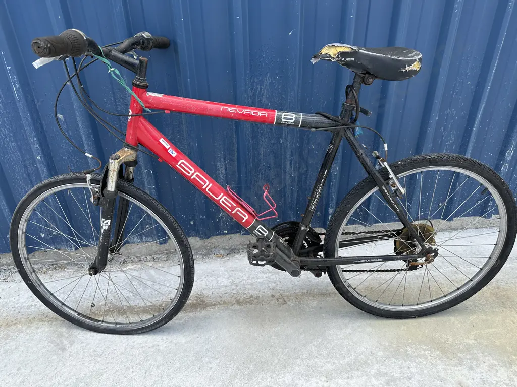 Red Nevada Bauer Bike, Hi-Ten Series Sz XL Image 1++