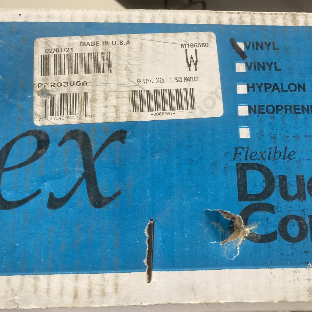 Ductmate PROflex Flexible Duct Connector, Double-Fold Image 1++