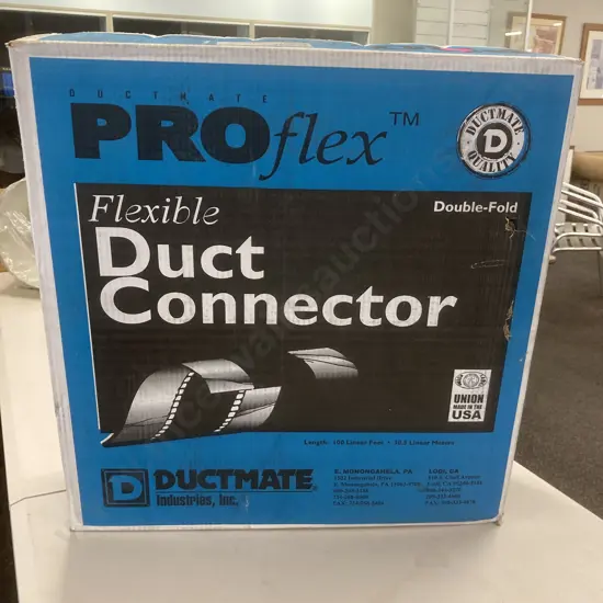 Ductmate PROflex Flexible Duct Connector, Double-Fold