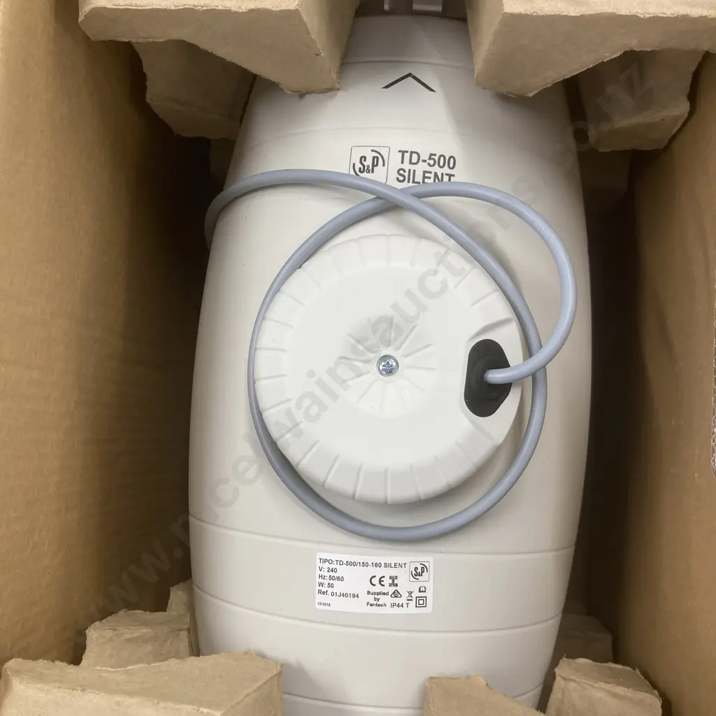 TD-500/150-160 Silent In-Line Duct Fan, Fantech Image 1++