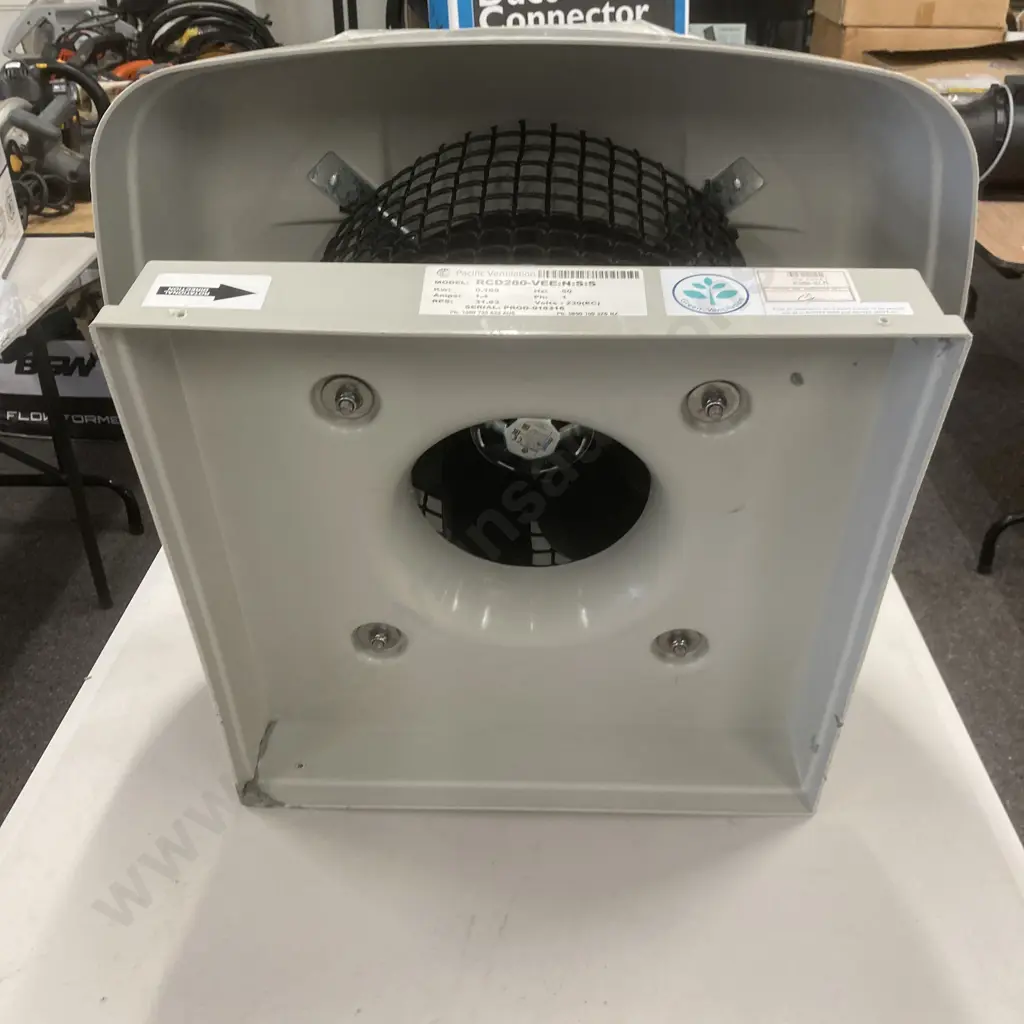 Pacific Ventilation RCD Series Roof Mounted Centrifugal Fan. Model RCD280-VEE:N:S:S Image 1++