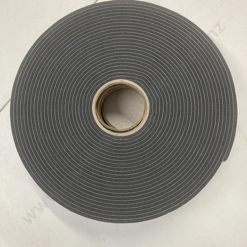 Lot of 7 Rolls of Saint-Gobain Foam Tape Black Single Sided 5.0mm x 12mm Image 1++