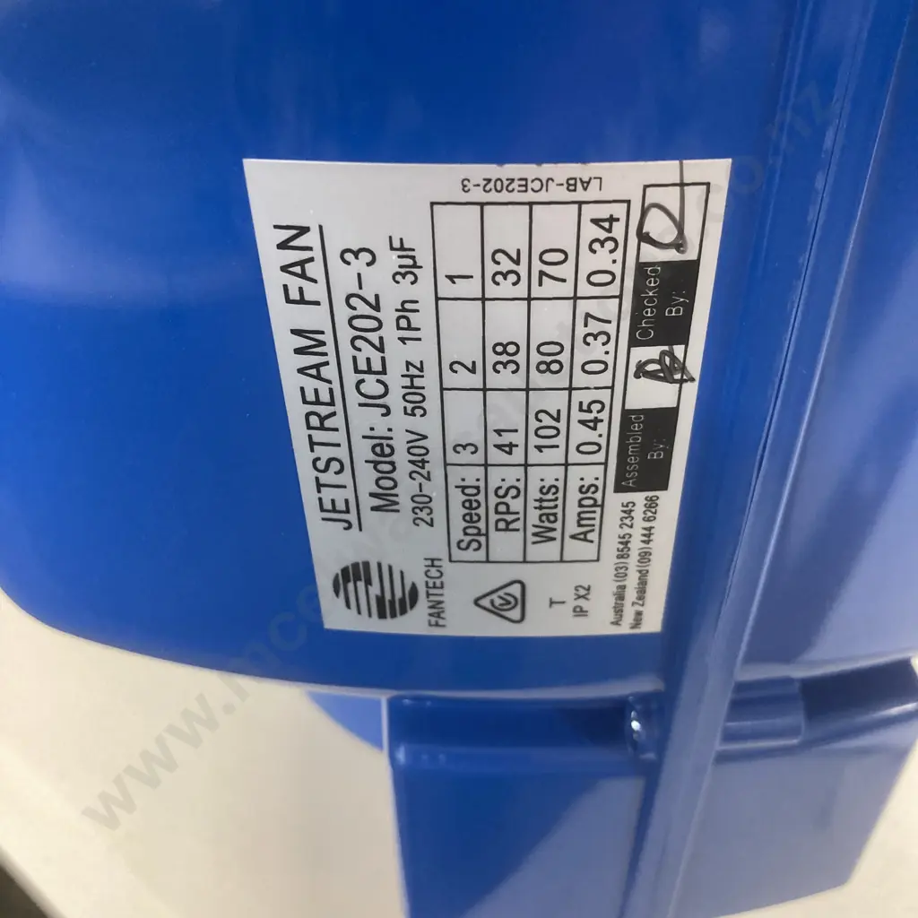 JetStream Fan® Series Centrifugal Fan – JCE202-3, Slim-line, Duct Mounted Image 1++