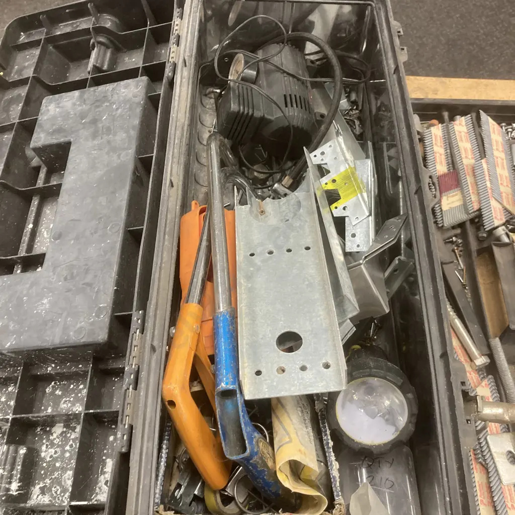 Toolbox, Nails, Bolts, Hardware, Torches Etc Image 1++