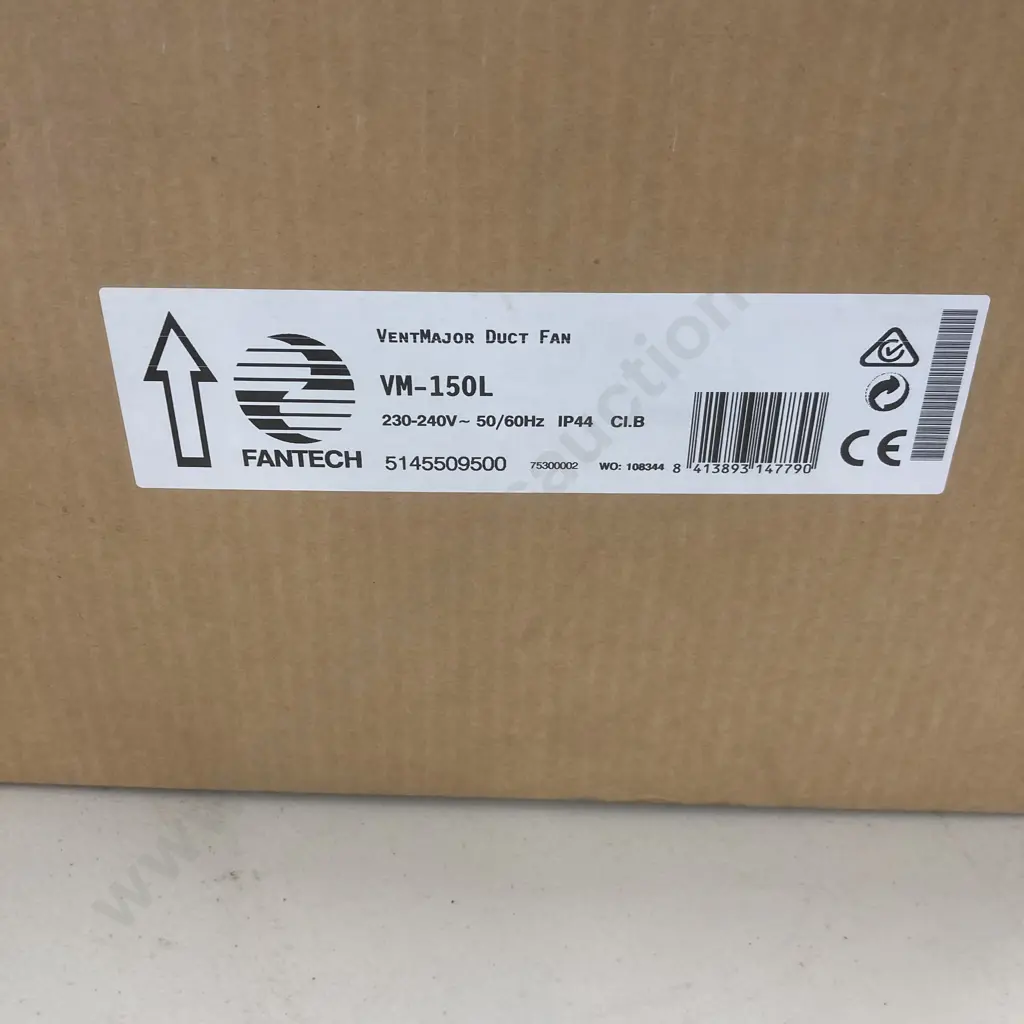 Fantech VentMajor Duct Fan VM-150L, Metal Centrifugal In-line Fan Image 1++