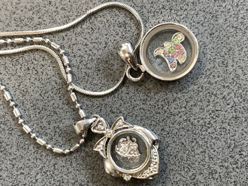 Silver Coloured Necklaces x2 Image 1++